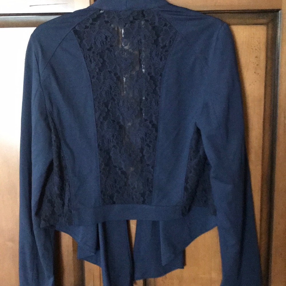 INC Lace Insert Jacket - Picture 2 of 4